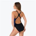 Speedo Placement Powerback moteriškas vientisas maudymosi kostiumėlis juoda-mėlyna 06187F882 3