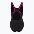 Speedo Boom Logo Splice Muscleback moteriškas vientisas maudymosi kostiumėlis B344 black 12900B344 2