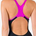 Speedo Placement Laneback moteriškas vientisas maudymosi kostiumėlis juoda/rožinė 11389C733 9