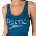 Moteriškas vientisas maudymosi kostiumėlis Speedo Logo Deep U-Back blue 68-12369G711 8