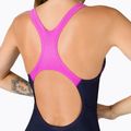 Speedo Medley Logo Medalist moteriškas vientisas maudymosi kostiumėlis tamsiai mėlynas 68-13474G722 5