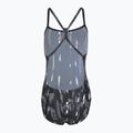 Moteriškas vientisas plaukimo kostiumas Speedo Allover Rippleback black 2