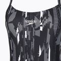 Moteriškas vientisas plaukimo kostiumas Speedo Allover Rippleback black 3