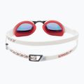 Speedo Fastskin Pure Focus Mirror plaukimo akiniai balti/fenix red/usa charcoal 68-11778H224 5