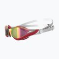 Speedo Fastskin Pure Focus Mirror plaukimo akiniai balti/fenix red/usa charcoal 68-11778H224 7