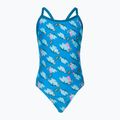 Speedo Flipper Phone Allover Vback vientisas vaikiškas maudymosi kostiumėlis mėlynas 68-12846