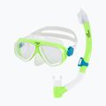 Vaikiškas paviršinio nardymo rinkinys Speedo Adventure green gecko/clear