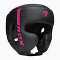 Bokso šalmas RDX F6 Kara Head Guard pink