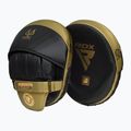 Treniruočių letenos RDX L1 Mark Pro Boxing Training Pads golden