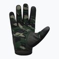 Treniruočių pirštinės RDX T2 Touch Screen Friendly Full Finger Gym Gloves army green 2