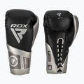 Bokso pirštinės RDX K1 Mark Pro Fight Boxing silver