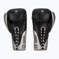 Bokso pirštinės RDX K1 Mark Pro Fight Boxing silver 3