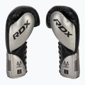 Bokso pirštinės RDX K1 Mark Pro Fight Boxing silver 4