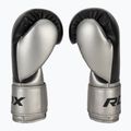 Bokso pirštinės RDX L2 Mark Pro Sparring Boxing Hook & Loop silver 4