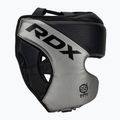Bokso šalmas RDX L1 Mark Pro Cheek Boxing Training Head Guard silver 2