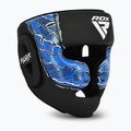 Bokso šalmas RDX New Aura F17 Head black/blue