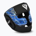 Bokso šalmas RDX New Aura F17 Head black/blue 2