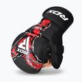 Pirštinės MMA RDX Grappling Shooter New Aura F17 black/red 2