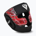 Bokso šalmas RDX New Aura F17 Head black/red 2
