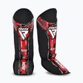Pėdų ir blauzdų apsaugos RDX Instep New Aura F17 Shin black/red