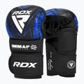 Grapplingo pirštinės RDX IMMAF Approved Shooted Grappling blue