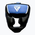 Bokso šalmas RDX Head Guard Aura Plus T-17 blue