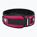 Svorių kilnojimo diržas RDX Rx4 Weightlifting Belt pink 2