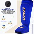 RDX Hosiery Shin Instep Foam mėlynos/baltos spalvos blauzdikaulio ir pėdos apsaugos 2