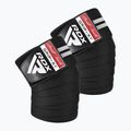 Kelių apsaugos RDX KR11 Gym Knee Wrap black/white