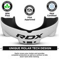 Žandikaulio apsauga RDX Mouth Guard white/black 4