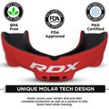 Žandikaulio apsauga RDX Mouth Guard black/red 5