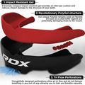 Žandikaulio apsauga RDX Mouth Guard red/black 3