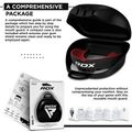 Žandikaulio apsauga RDX Mouth Guard red/black 5