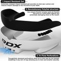 Vaikiška žandikaulių apsauga RDX Mouth Junior white/black 2