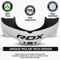 Vaikiška žandikaulių apsauga RDX Mouth Junior white/black 3