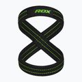 Svarmenų kilnojimo dirželiai RDX Weight Lifting 8 Figure Strap army green