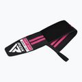 Riešų stabilizatoriai RDX WR11 Gym Wirst Wrap black/pink 3