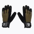 Treniruočių pirštinės RDX W1F Full Finger army green 2