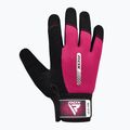 Treniruočių pirštinės RDX W1F Full Finger pink 2