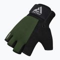 Treniruočių pirštinės RDX W1H Gym Workout army green 4