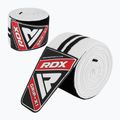 Kelių juostos RDX Compression Elasticated Knee Wrap white 3