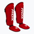 Blauzdų ir pėdų apsaugos RDX T1 Shin Instep Molded King red/white
