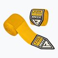 Boksininkų tvarsčiai RDX Hand Wraps Plus geltonos spalvos