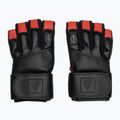 Treniruočių pirštinės RDX L4 Finger Weightlifting Leather red/black 2