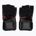 Treniruočių pirštinės RDX L4 Finger Weightlifting Leather red/black 3