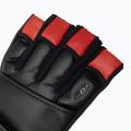 Treniruočių pirštinės RDX L4 Finger Weightlifting Leather red/black 4
