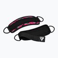 Diržai su kabliukais ant kulkšnies RDX A4 Ankle Straps For Gym Cable Machine pink 4