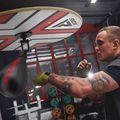 Bokso kriaušė RDX Speed Ball F6 + Swivel matte red 5