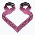 Svorių kilnojimo dirželiai RDX S4 Weightlifting Wrist Straps pink 2