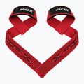 Svorių kilnojimo dirželiai RDX S4 Weightlifting Wrist Straps red 2